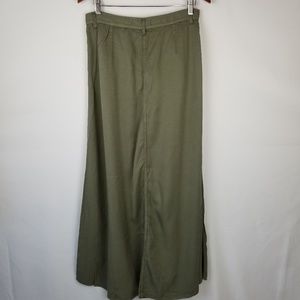 pistola Skirts - NWT Pistola Army Green Button Front Maxi Skirt pistola Skirts - NWT Pistola Army Green Button Front Maxi Skirt